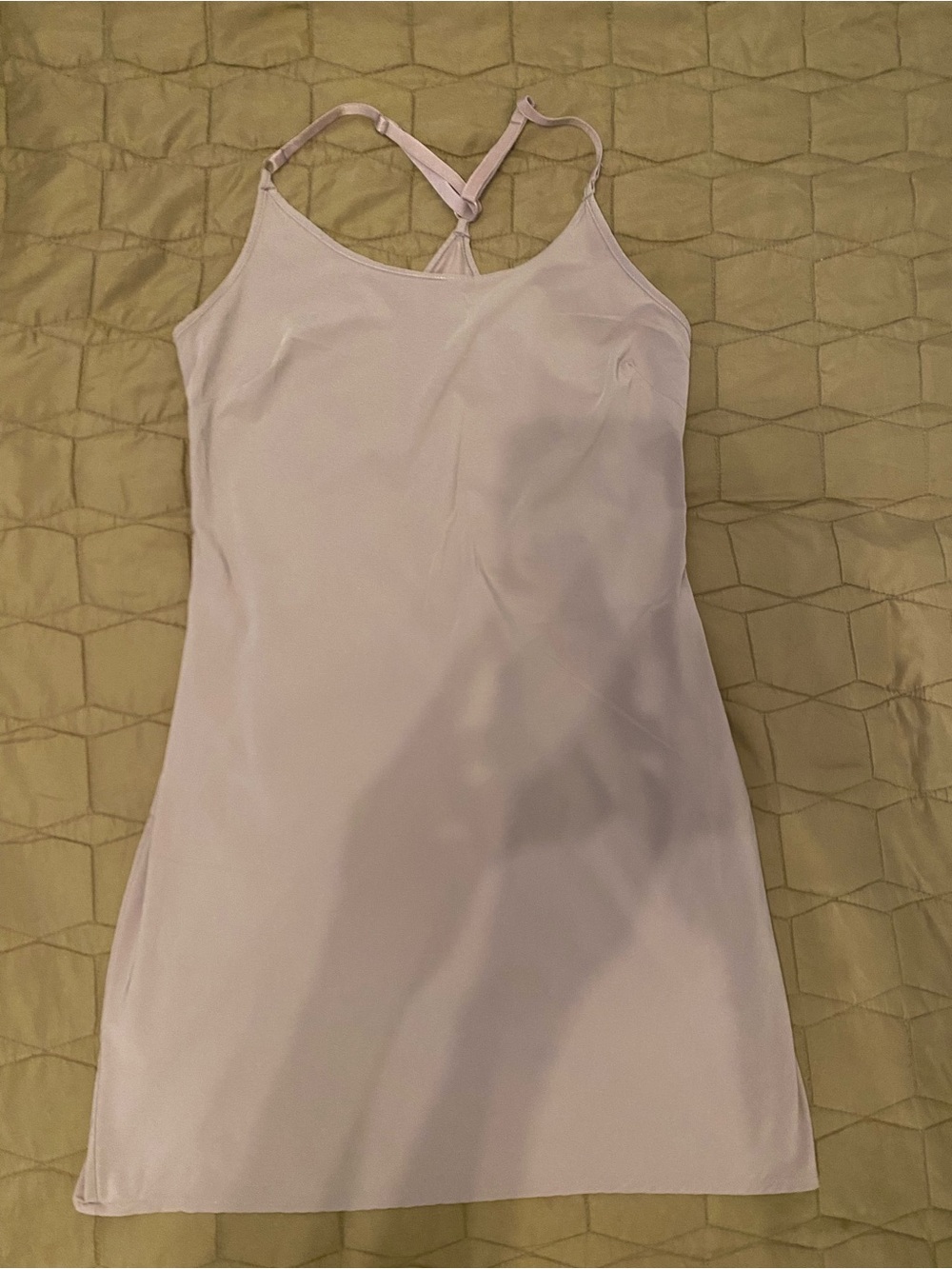 CK size XS Women's Light Lavender sports Slip Dress with Adjustable Straps